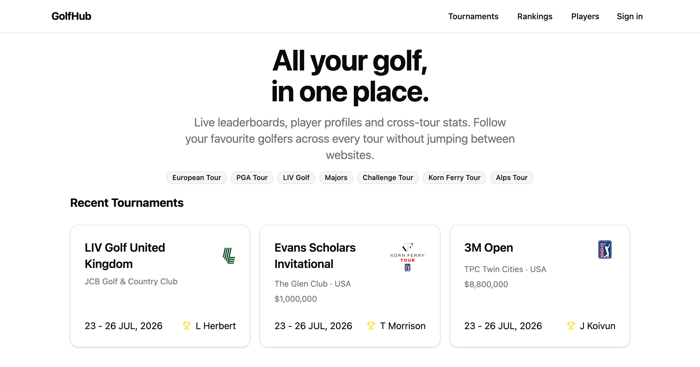 golfhub.dev image
